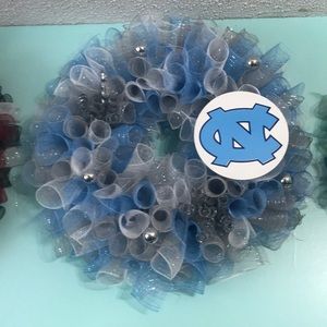 Tarheels Wreath